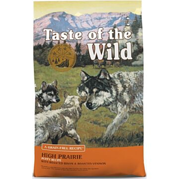 Taste Of The Wild Puppy Food - Grain Free High Prairie - Roasted Bison & Venison 14lb
