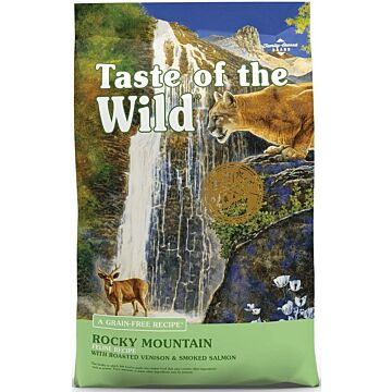 Taste Of The Wild Cat Food - Grain Free Rocky Mountain - Roasted Venison & Smoked Salmon 6.6kg