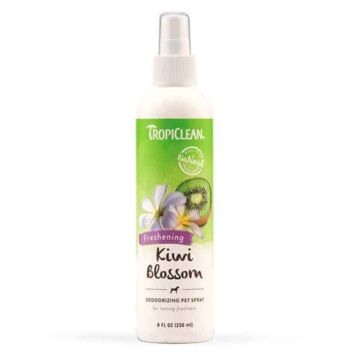 Tropiclean Deodorizing Dog Spray - Kiwi Blossom 236ml