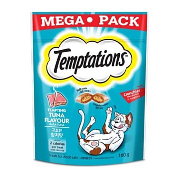 Temptations Cat Treat - MEGA Tempting Tuna Flavour 160g