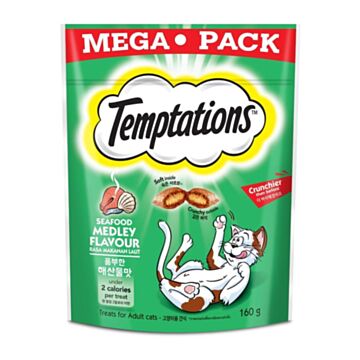 Temptations Cat Treat - MEGA Seafood Medley Flavour 160g