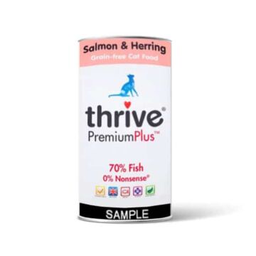 Thrive PremiumPlus 70%三文魚鯡魚無榖物貓乾糧 (試食裝)