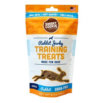 Smart Cookie Dog Treat - Grain Free Rabbit Jerky Training Treat 3oz