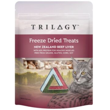 TRILOGY Cat Treat - Freeze Dried New Zealand Beef Liver 50g - EXP 02/06/2024