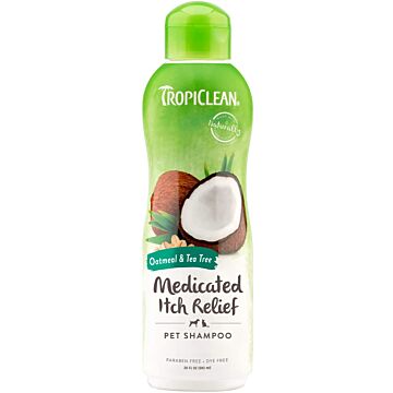Tropiclean Pet Shampoo - Oatmeal & Tea Tree 355ml