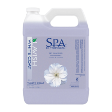 Tropiclean Spa Lavish Pet Shampoo - White Coat 3.8L