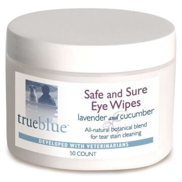 trueblue safe and sure eye wipes 50 pads