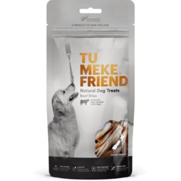 Tu Meke Friend Dog Treat - Air Dried Beef Bites 50g