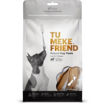 Tu Meke Friend Dog Treat - Air Dried Lamb Chews 80g