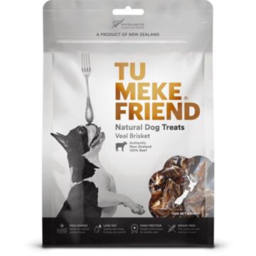 Tu Meke Friend Dog Treat - Air-Dried Veal Brisket 100g