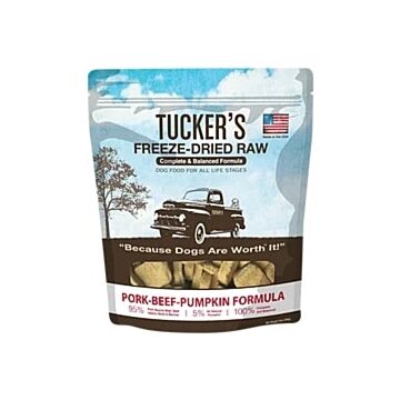 Tuckers Dog Food - Freeze-Dried - Pork-Beef-Pumpkin 14oz - EXP 20/05/2024