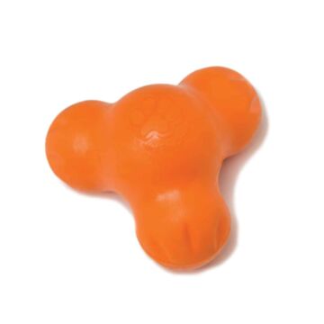 West Paw Dog Toy - Tux Treat - Orange - L