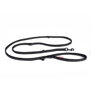 EZYDOG - Vario 6 Lite Multi-Function Dog Leash - Black (upto 26lb)