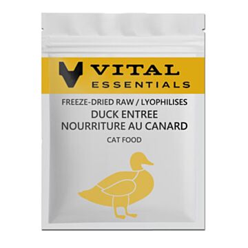 Vital Essentials Cat Food - Freeze-Dried Patties - Duck (Trial Pack)