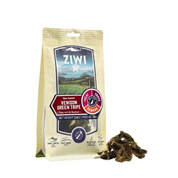 Ziwipeak Dog Treat - Air Dried Oral Healthcare Chews - Venison Green Tripe 70g