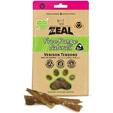 Zeal Dog Treat - Natural Venison Tendons 125g