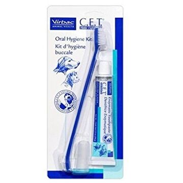 Virbac C.E.T. Enzymatic Oral Hygiene Kit for Cats & Dogs 
