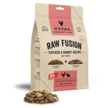 Vital Essentials Cat Food - Raw Fusion - Chicken & Rabbit 2.5lb