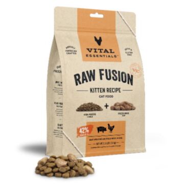 Vital Essentials Kitten Food - Raw Fusion - Pork & Chicken 2.5lb