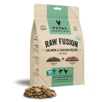 Vital Essentials Cat Food - Raw Fusion - Salmon & Chicken 2.5lb