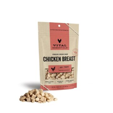 Vital Essentials Dog Treat - Freeze Dried Chicken Breast