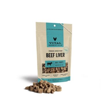 Vital Essentials Dog Treat - Freeze Dried Beef Liver