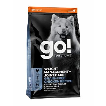 Go! SOLUTIONS Dog Food - Weight Management & Joint - Grain Free Chicken