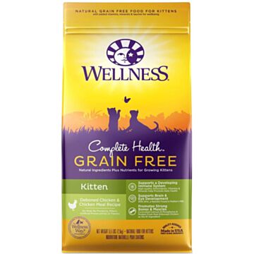  Wellness Complete Cat Food - Grain Free Deboned Chicken - Kitten