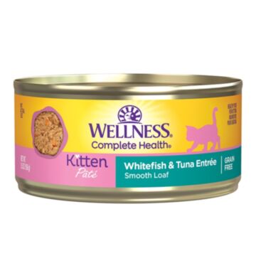 Wellness Complete Grain Free Kitten Canned Food - Whitefish & Tuna