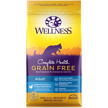 Wellness Complete Cat Food - Grain Free Deboned Chicken