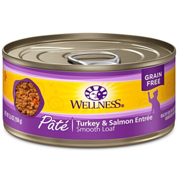 wellness complete health cat canned turkey salmon