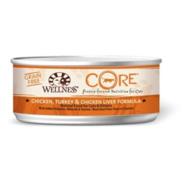 wellness core grain free cat canned chicken turkey chicken liver