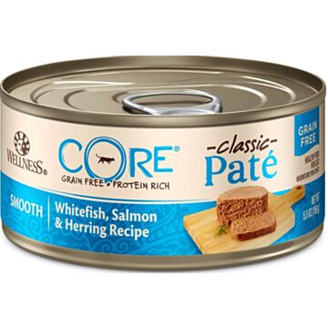 wellness core grain free cat canned salmon whitefish herring
