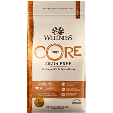 wellness core grain free cat dry food original formula