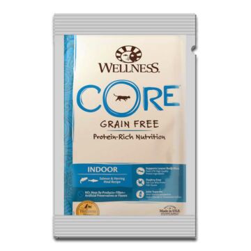 Wellness CORE Grain Free Cat Food - Indoor - Salmon & Herring (Trial Pack)
