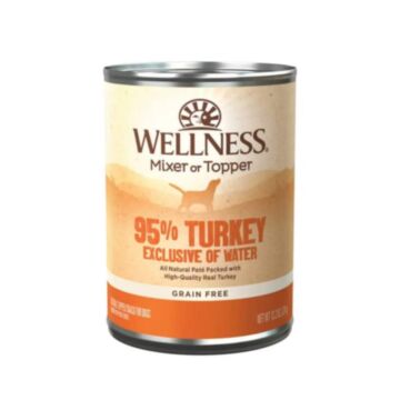 Wellness Grain Free Dog Canned Food - 95% Turkey 13.2oz
