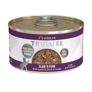 WERUVA TRULUXE Grain Free Cat Canned Food - Glam 'N Punk with Lamb & Duck in Gelee ( 3 oz )