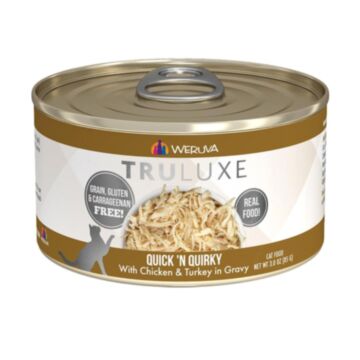 WERUVA TRULUXE Grain Free Cat Canned Food - Quick 'N Quirky with Chicken & Turkey in Gravy ( 3 oz )