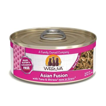 weruva cat canned food asian fusion with tuna and shirase