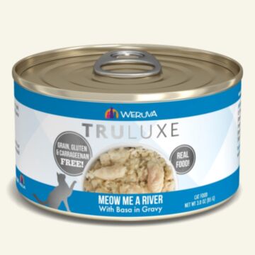 WERUVA TRULUXE Grain Free Cat Can - Meow Me A River with Basa in gravy 3oz