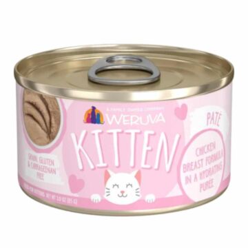 WERUVA Kitten Wet Food - Grain Free Chicken Breast Formula In A Hydrating Puree 3oz