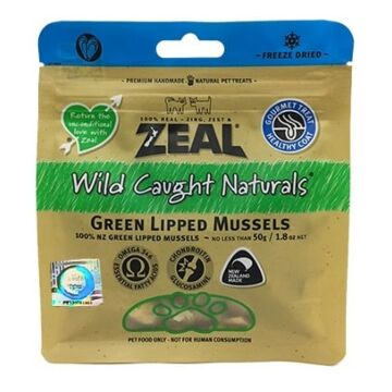 Zeal天然寵物小食 - 冷凍脫水小食系列 - 紐西蘭綠唇青口 50g