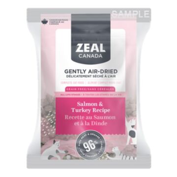 ZEAL CANADA Cat Food - Gently Air-Dried Salmon & Turkey (Trial Pack)