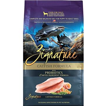Zignature Dog Food - Grain Free Catfish 25lb