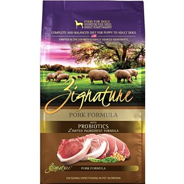 Zignature Dog Food - Grain Free Pork 12.5lb
