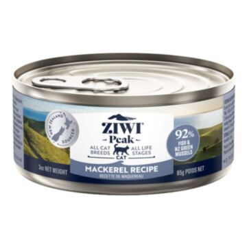 Ziwipeak Cat Canned Food - Grain Free - Mackerel Recipe 3oz