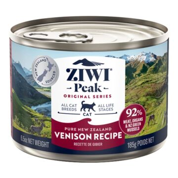 Ziwipeak Cat Canned Food - Grain Free - Venison Recipe 6.5oz