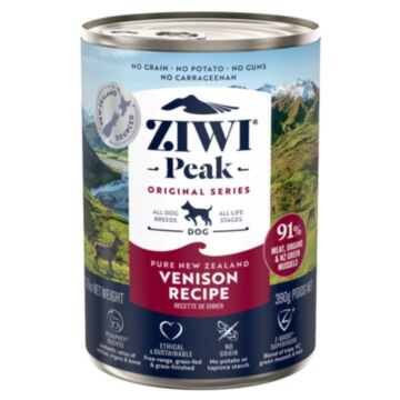 Ziwipeak Dog Canned Food - Grain Free - Venison Recipe 13.75oz