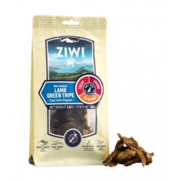 Ziwipeak Dog Treat - Air-Dried Oral Healthcare Chews - Lamb Green Tripe 80g
