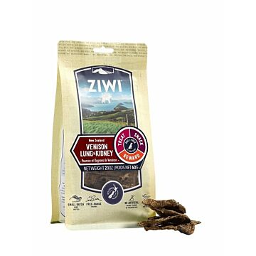 Ziwipeak Dog Treat - Air-Dried Oral Healthcare Chews - Venison Lung & Kidney 60g